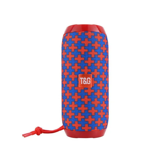 TG117 Outdoor Portable Bluetooth Speaker - Waterproof Column, TF Card, FM Radio, AUX Input, Wireless