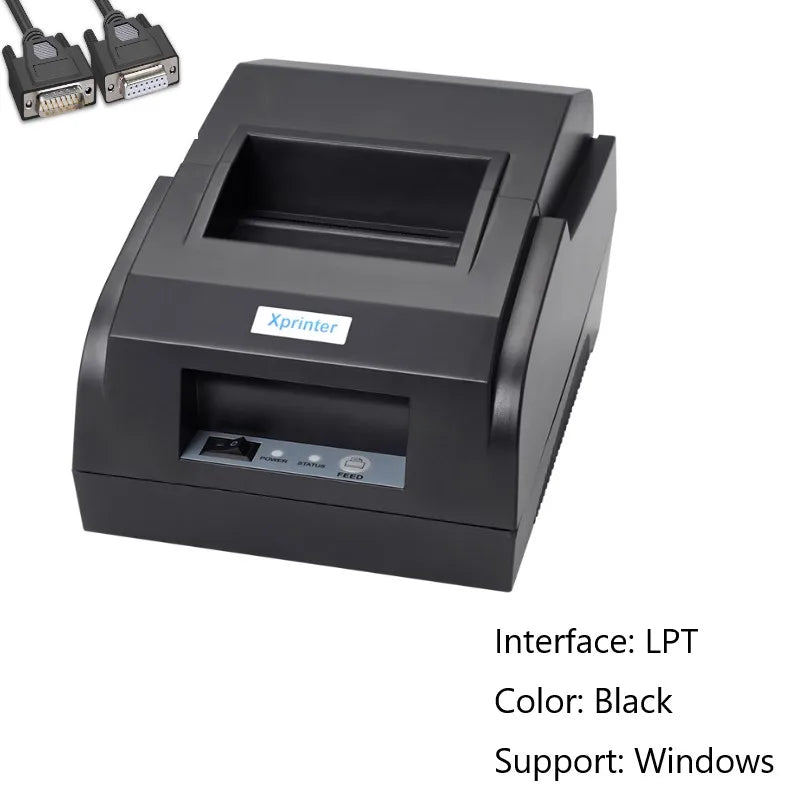 Xprinter 58mm Portable Thermal Receipt Printer - USB & Bluetooth, Android & iOS, POS Ticket Bill Machine