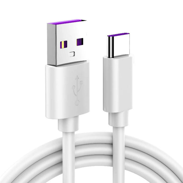 Premium 5A Fast Charging USB Type-C & Micro USB Cable - Data Sync, For Xiaomi, Samsung & Android