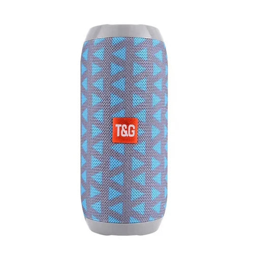 TG117 Outdoor Portable Bluetooth Speaker - Waterproof Column, TF Card, FM Radio, AUX Input, Wireless