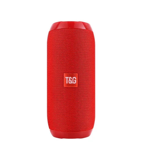 TG117 Outdoor Portable Bluetooth Speaker - Waterproof Column, TF Card, FM Radio, AUX Input, Wireless