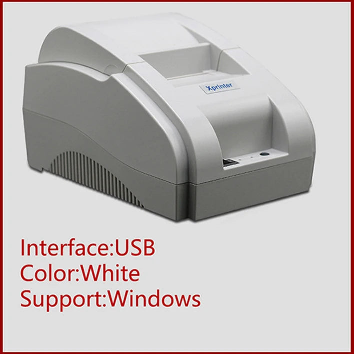 Xprinter 58mm Portable Thermal Receipt Printer - USB & Bluetooth, Android & iOS, POS Ticket Bill Machine