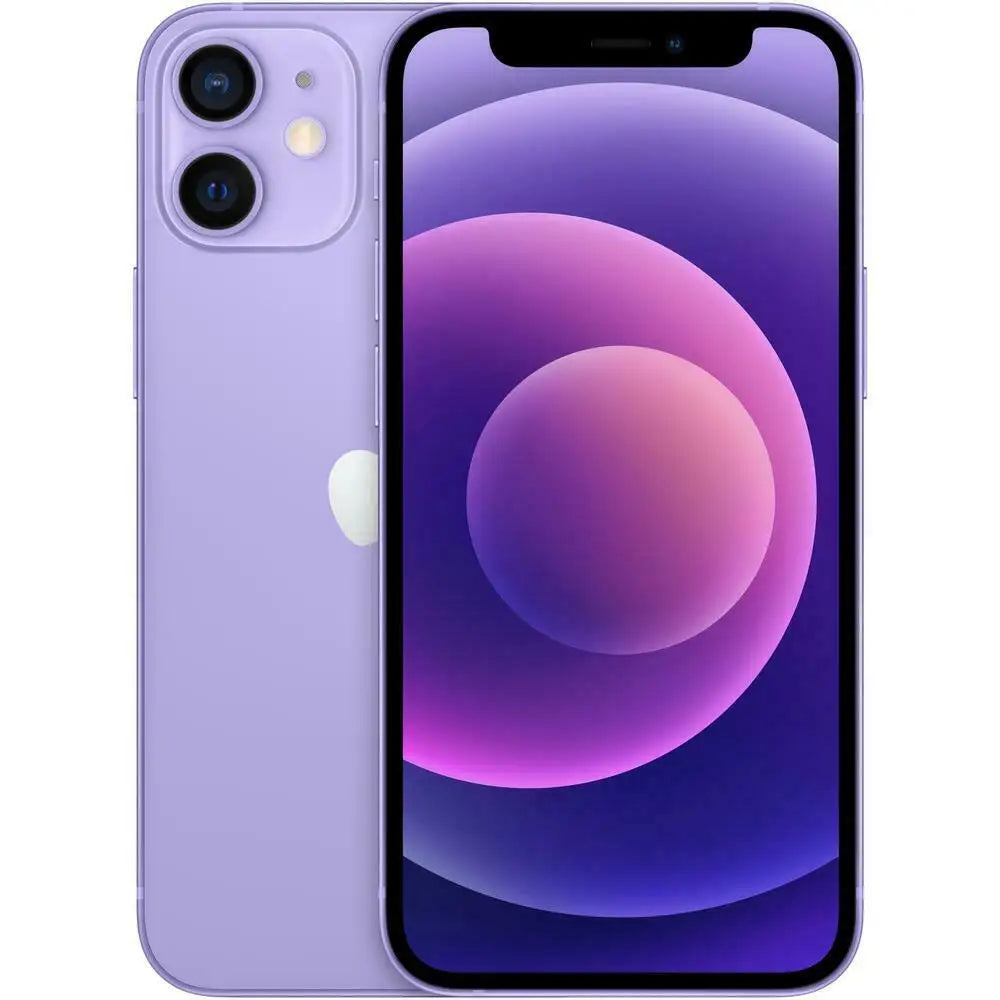 Apple iPhone 12 Mini Unlocked Smartphone - 5.4" OLED, A14 Chip, Face ID, NFC, 5G, Up to 256GB