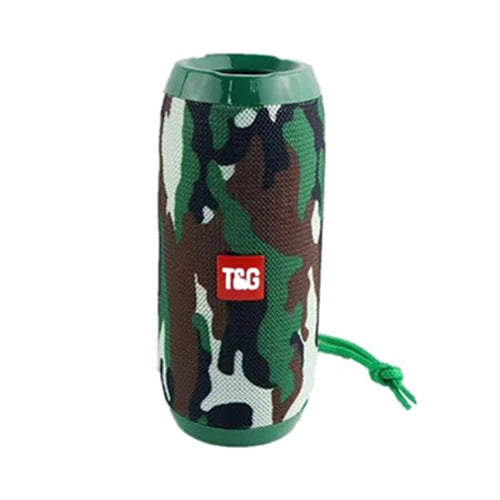 TG117 Outdoor Portable Bluetooth Speaker - Waterproof Column, TF Card, FM Radio, AUX Input, Wireless