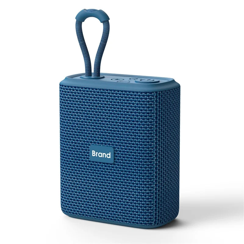 EBS-300 Mini Portable Bluetooth Speaker - 5W HiFi Sound, IPX6 Waterproof, Fabric Mesh, TF Card