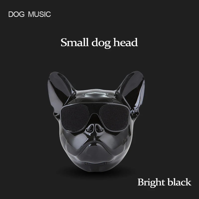 UTHAI YSQ2 Creative Dog Bluetooth Speaker - Touch Control, Portable, Multi-Color LED, Deep Bass, Gift