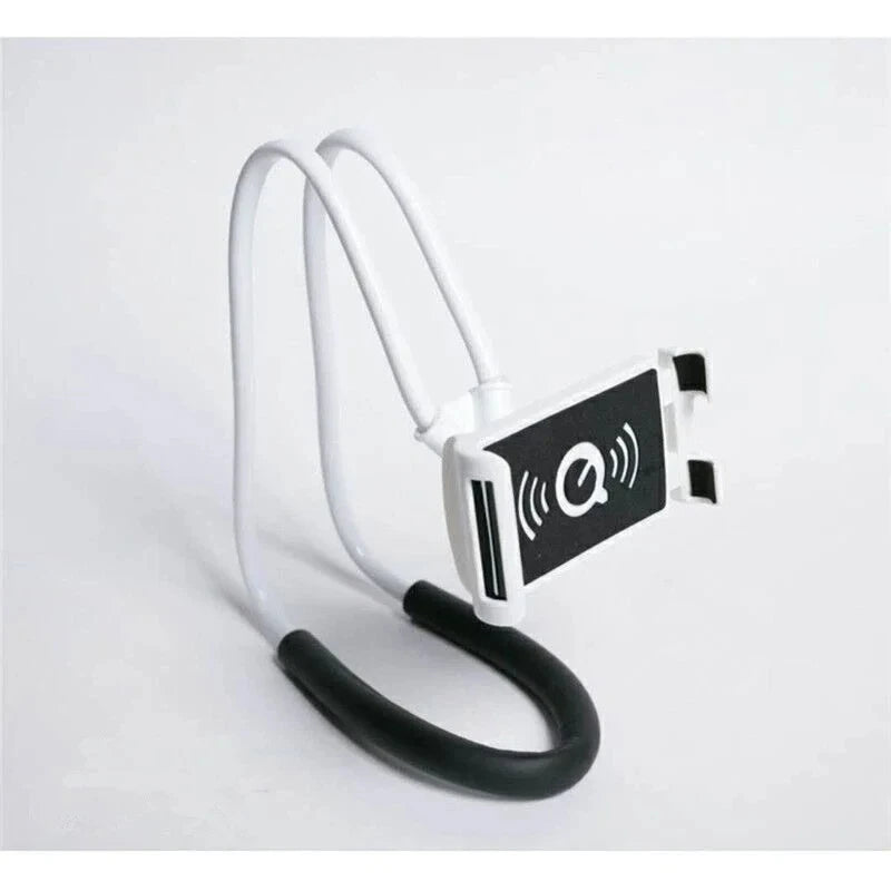 Flexible 360° Neck Phone & Tablet Stand - Lazy Collar Bracket, Desktop Live Streaming, Bedside Holder
