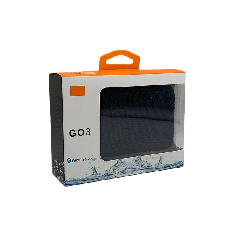QUEED GO3 Ultra-Portable Bluetooth Speaker - Wireless Mini Bass, Outdoor Travel & Home Entertainment