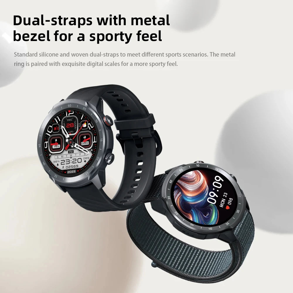 Mibro A2 Smartwatch - 1.39" HD Fitness Tracker with 2ATM Water Resistance