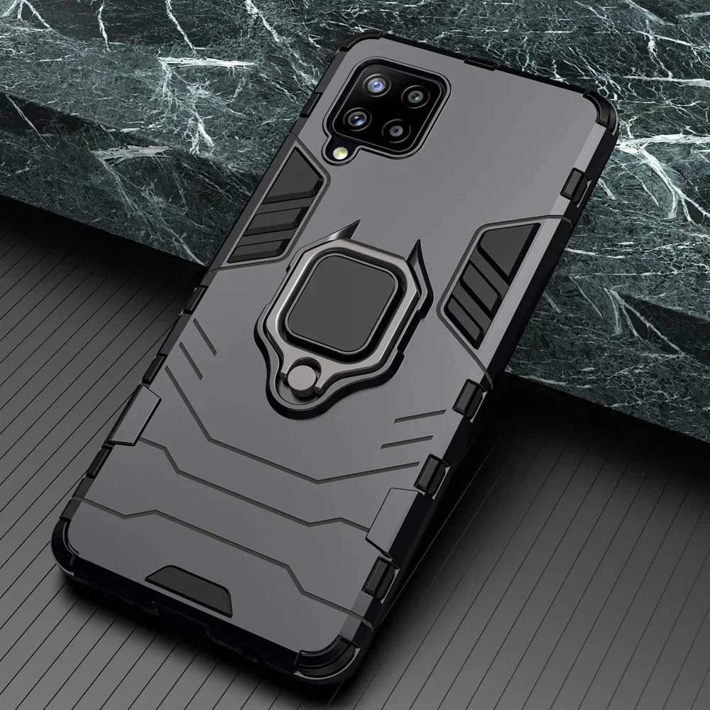 Shockproof Silicone Case for Samsung Galaxy A54/A53/A52/A34/A73 - Magnetic Ring Stand, Drop Protection