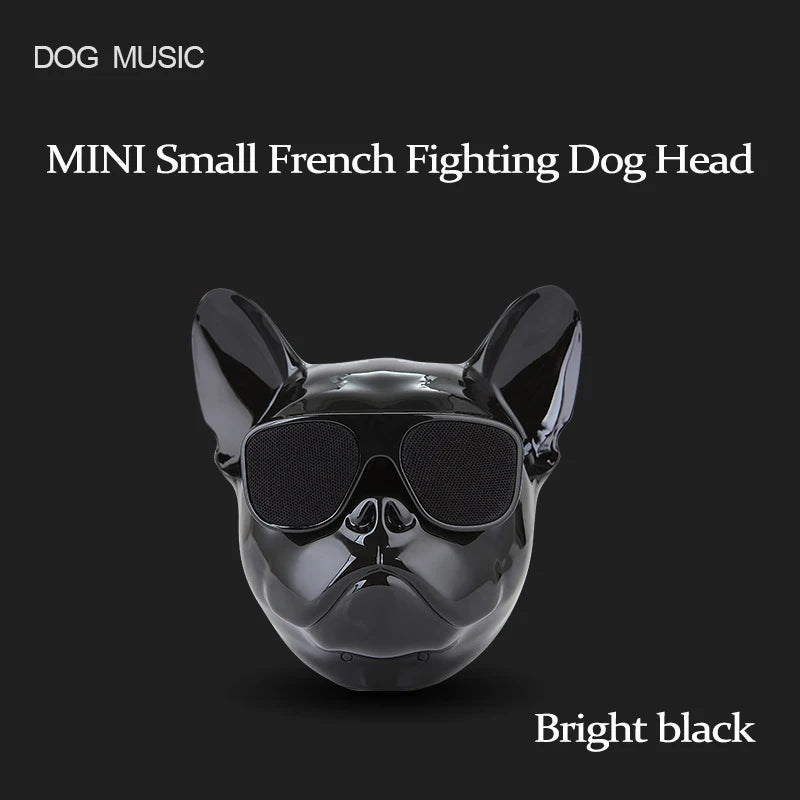 UTHAI YSQ2 Creative Dog Bluetooth Speaker - Touch Control, Portable, Multi-Color LED, Deep Bass, Gift