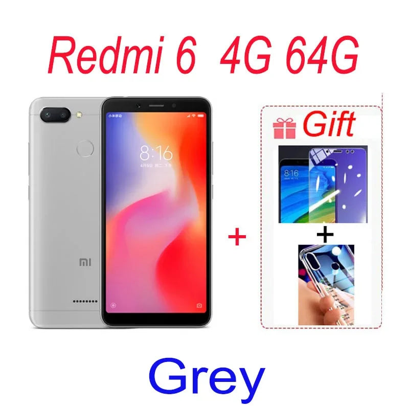 Xiaomi Redmi 7 Smartphone Global ROM - 4GB RAM + 64GB, 6.81" Display, 4000mAh, Fingerprint Sensor