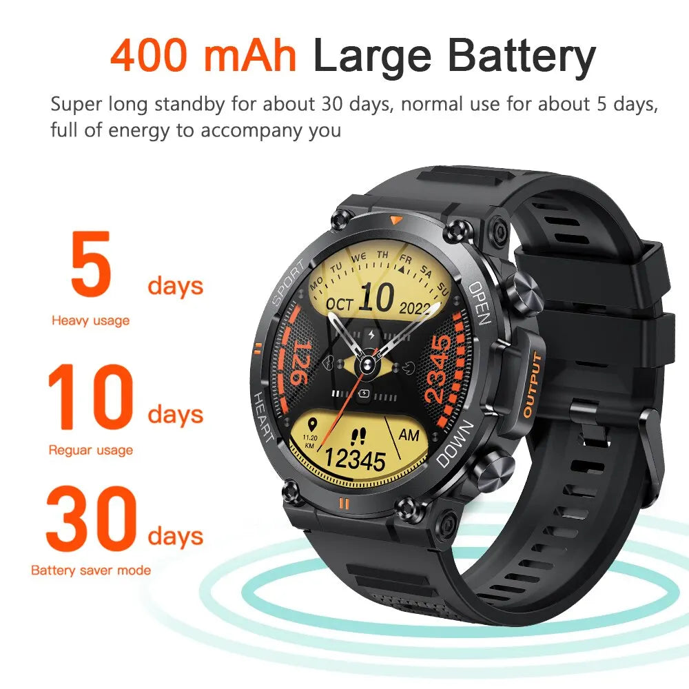 MEVADEN MD56 Smart Watch - 1.39" HD Display, Bluetooth Calls, Heart Rate Monitor, 400mAh, Fitness Tracker