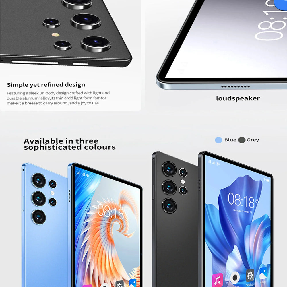 10.1" Android Tablet - 4GB RAM, 64GB ROM, Dual SIM Phone Call