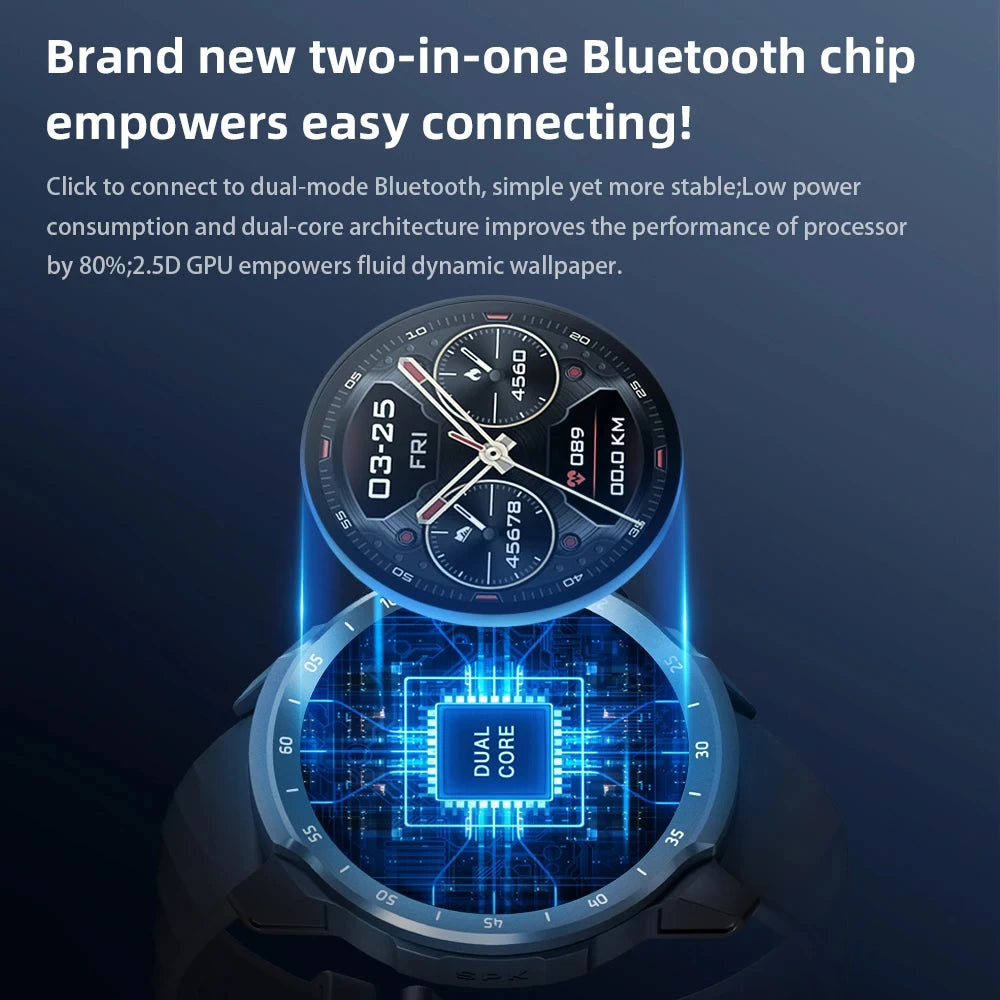 Mibro A2 Smartwatch - 1.39" HD Fitness Tracker with 2ATM Water Resistance