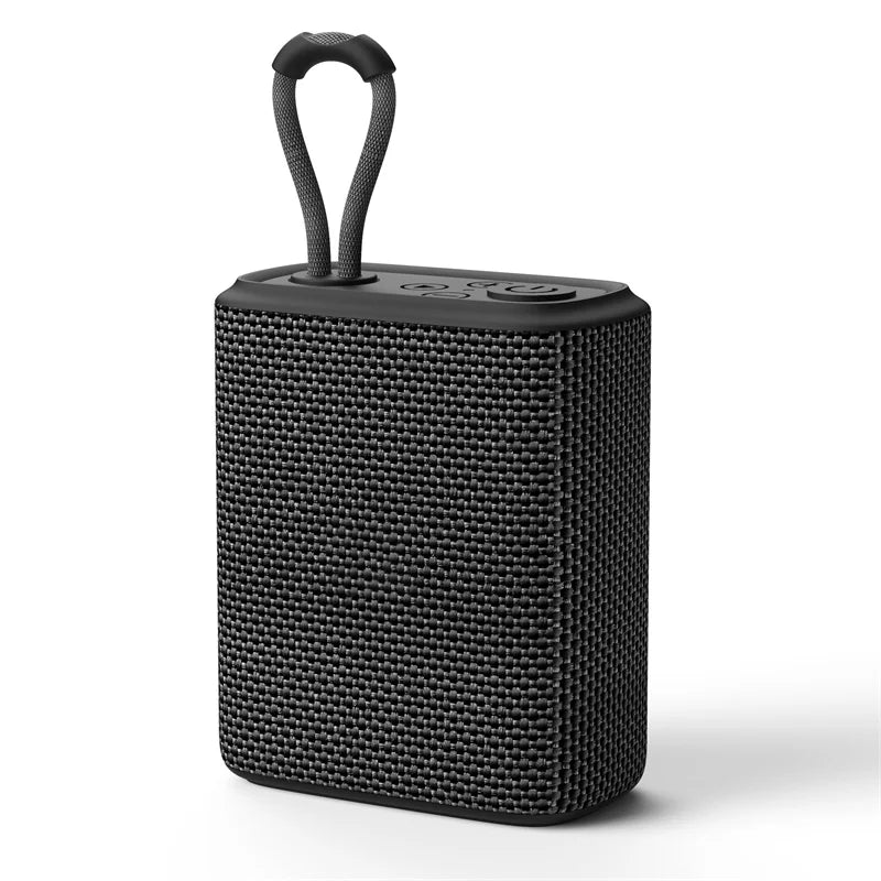 EBS-300 Mini Portable Bluetooth Speaker - 5W HiFi Sound, IPX6 Waterproof, Fabric Mesh, TF Card