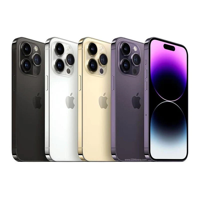 Apple iPhone 14 Pro Unlocked Smartphone - 6.1" OLED, 6GB RAM, Face ID, NFC, 5G, Up to 512GB