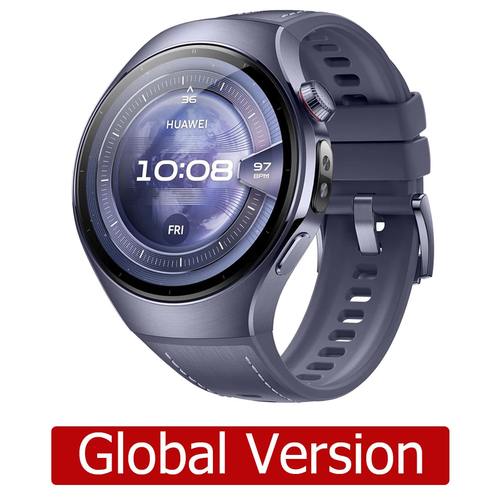 HUAWEI Watch 5 eSIM Smartwatch - AMOLED GPS Health Monitor for iOS & Android