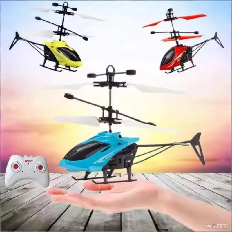 Mini RC Helicopter Aircraft - Infrared Gesture Sensing, Remote Control Airplane, Children Flying Toy