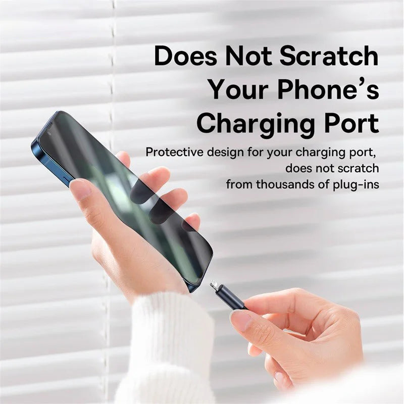 Baseus Fast Charging USB Cable for iPhone 13/12/11 Pro Max - USB-C to Lightning, Data Sync, Braided