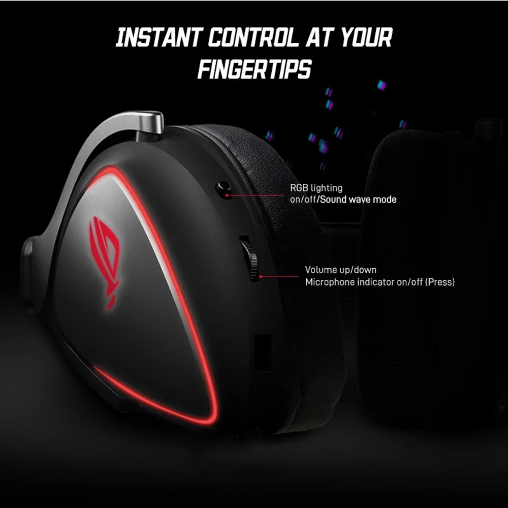 ASUS ROG Delta RGB Gaming Headset - 7.1 Surround, Noise-Reducing Mic