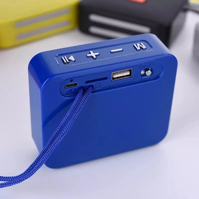 TG166 Mini Portable Bluetooth Boombox Speaker - Wireless Bass Column, USB/TF Card, Outdoor Loudspeaker