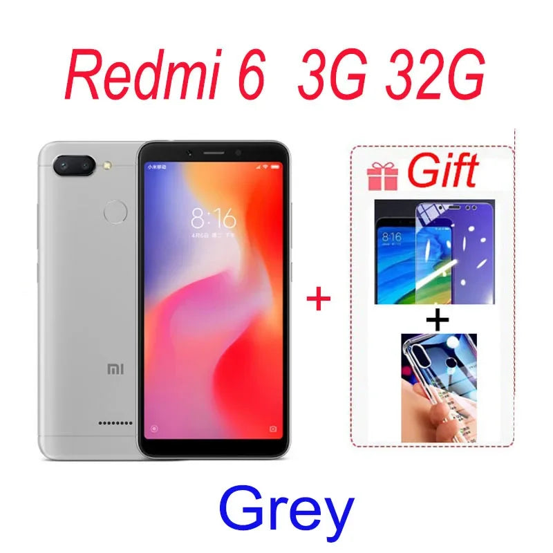 Xiaomi Redmi 7 Smartphone Global ROM - 4GB RAM + 64GB, 6.81" Display, 4000mAh, Fingerprint Sensor