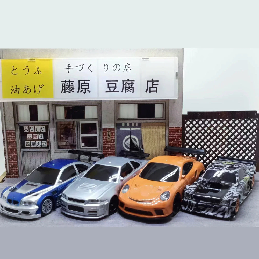 1:43 4WD RC Drift Car - 2.4G High-Speed Mini Racing Model
