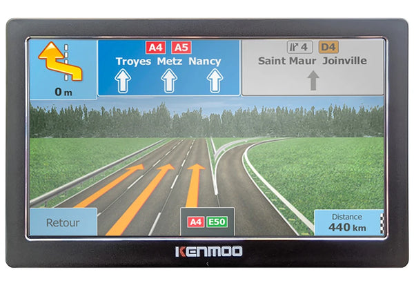 7" HD GPS Navigator - 2026 Maps, 512MB RAM, Lifetime Updates