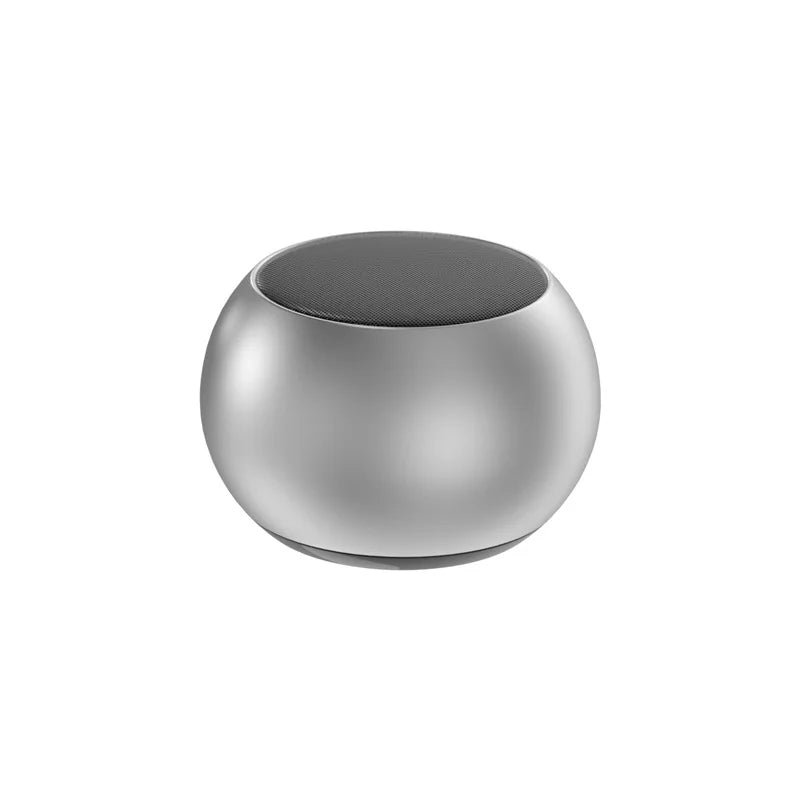 Portable Metal Subwoofer Bluetooth Speaker - Heavy Bass, Steel Gun Design, Wireless, Outdoor & Home