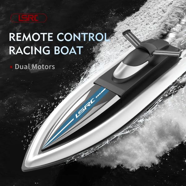 LSRC-B8 RC High-Speed Racing Boat - 2.4G, Waterproof, Rechargeable, Electric Radio Control Speedboat