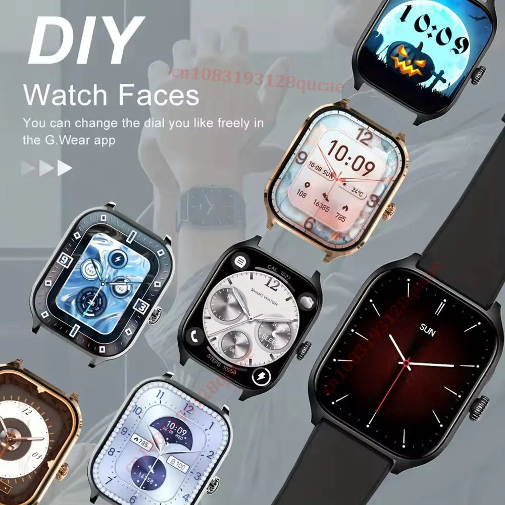 Bluetooth Calling Smartwatch - 2.01" Color Screen Fitness Tracker
