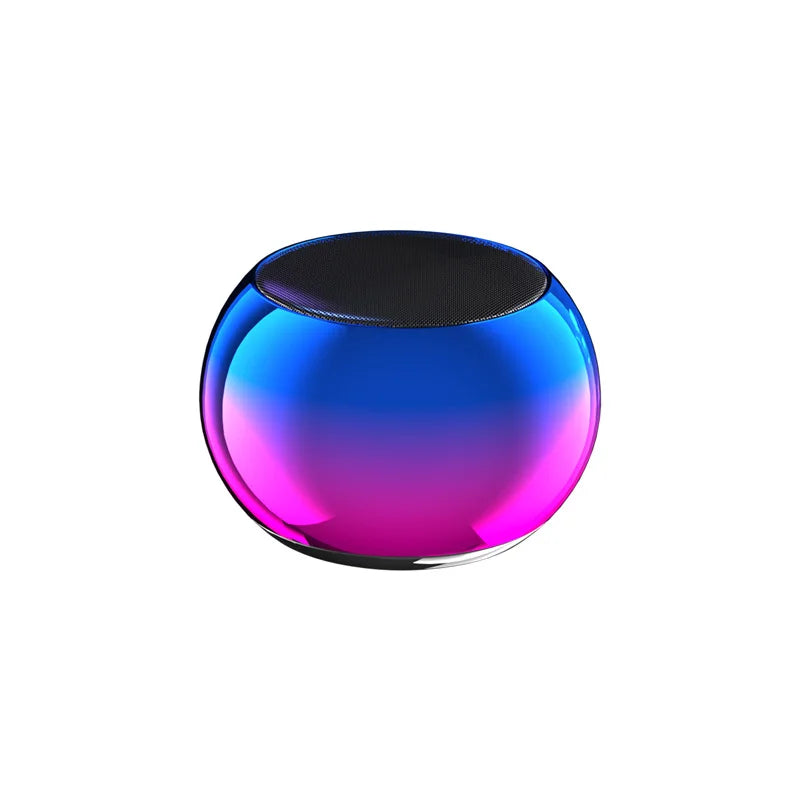 Portable Metal Subwoofer Bluetooth Speaker - Heavy Bass, Steel Gun Design, Wireless, Outdoor & Home