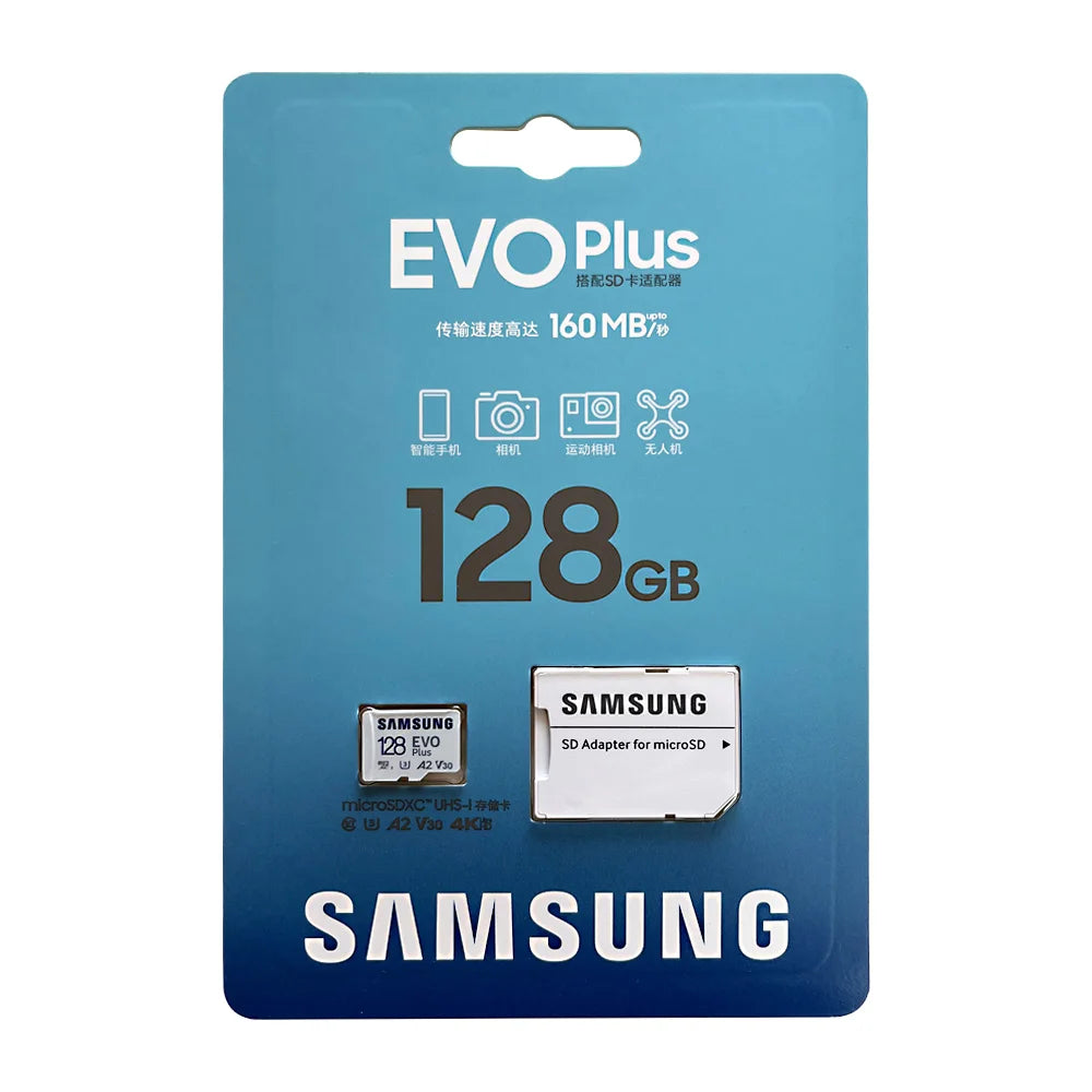 Samsung MicroSD Card EVO Plus/PRO Plus/PRO Ultimate - Class 10, U3, 4K UHD Video