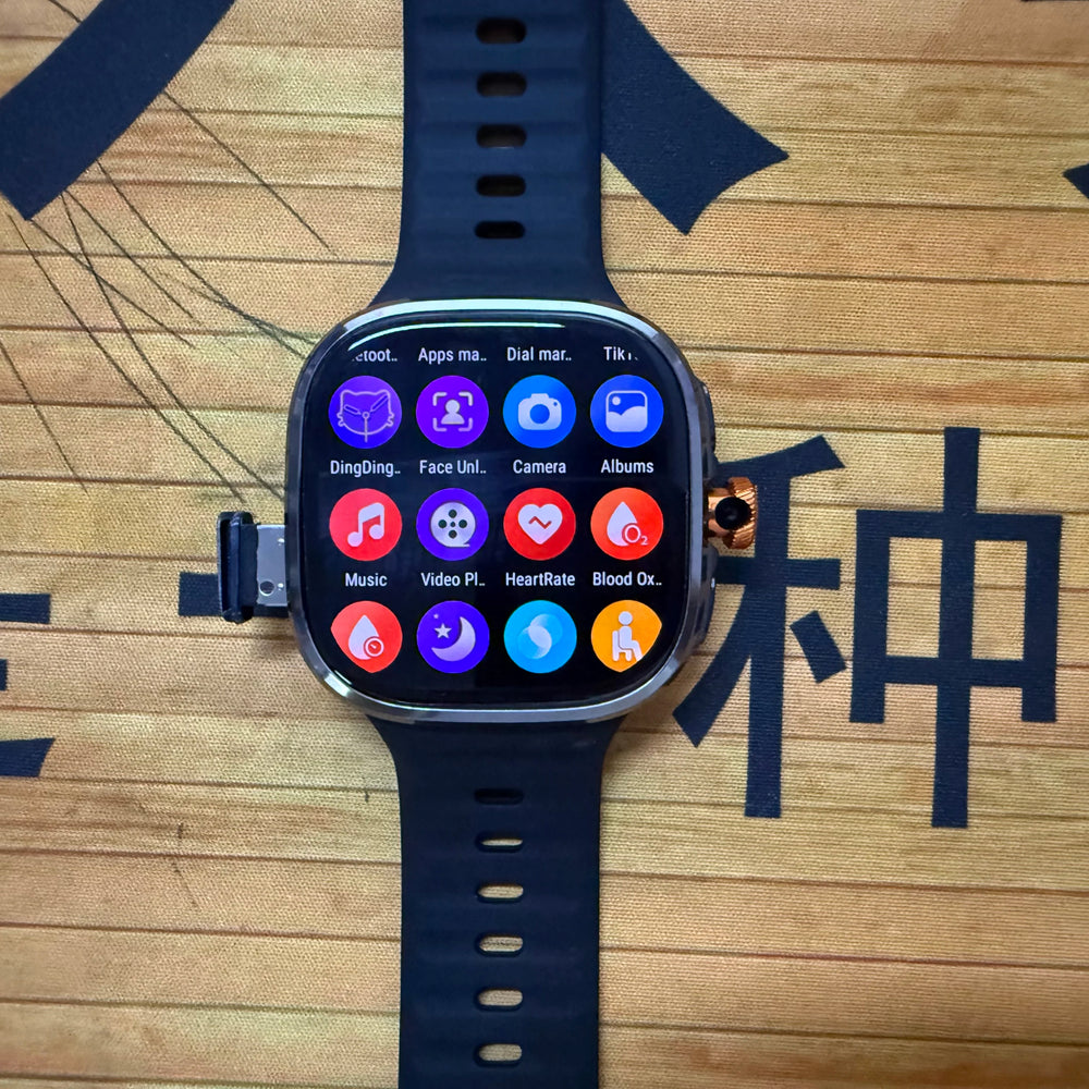 M99 5G Smartwatch - 2.4" AMOLED Display, Rotating Camera, GPS & NFC