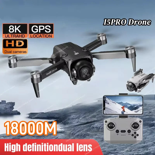 I5 Pro Drone - 8K Camera, 5G WiFi FPV, Obstacle Avoidance