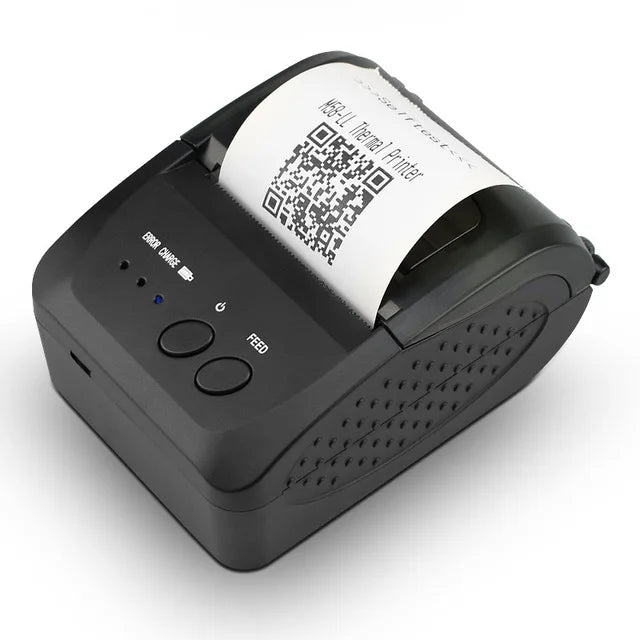 Xprinter 58mm Portable Thermal Receipt Printer - USB & Bluetooth, Android & iOS, POS Ticket Bill Machine