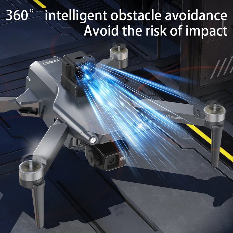 L600 Pro Max Professional 8K Drone - 3-Axis Gimbal, 360° Obstacle Avoidance, Brushless FPV
