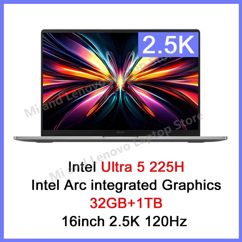 Redmi Book Pro 16 2025 Laptop - 32GB RAM, 1TB SSD, High-Refresh Display