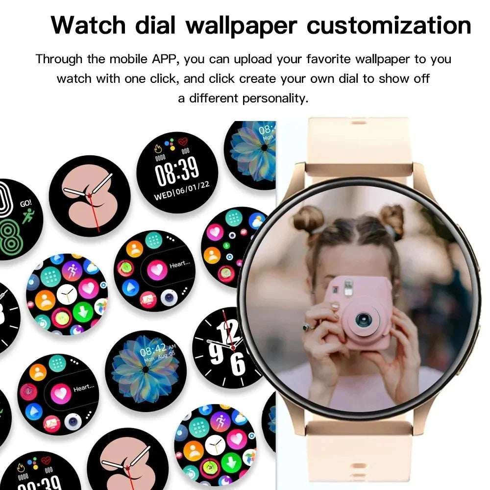 Pro Delicacy Bluetooth Smart Watch - Health Tracking, Bluetooth Calls, Alarm Clock, Fitness Smartwatch
