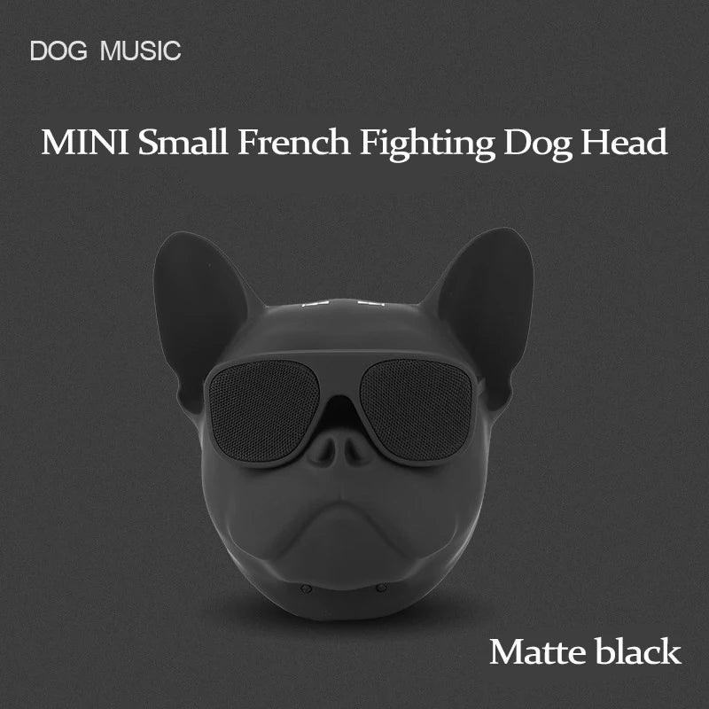 UTHAI YSQ2 Creative Dog Bluetooth Speaker - Touch Control, Portable, Multi-Color LED, Deep Bass, Gift