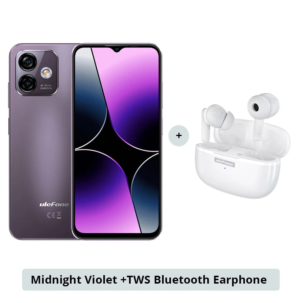 Ulefone Note 16 Pro 4G Smartphone - 16GB RAM (8+8 Extended), 256GB ROM, Android 13, 50MP Camera