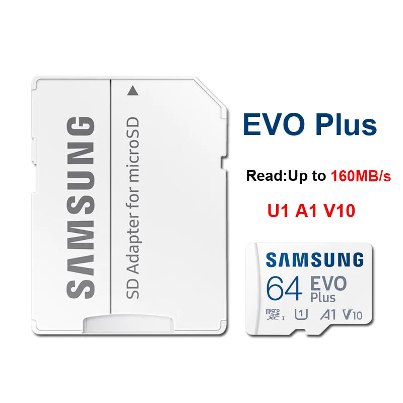 Samsung MicroSD Card EVO Plus/PRO Plus/PRO Ultimate - Class 10, U3, 4K UHD Video