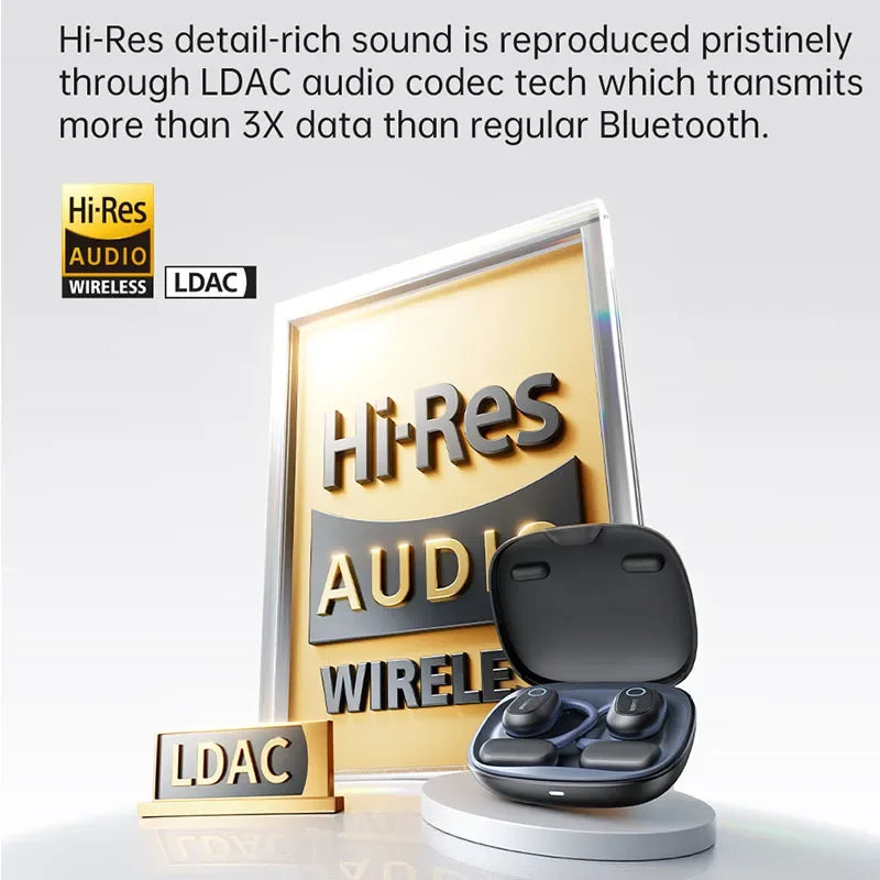 Baseus Bowie Open-Ear Earphones - Bluetooth 5.4, Sport Fit, 60H Playtime