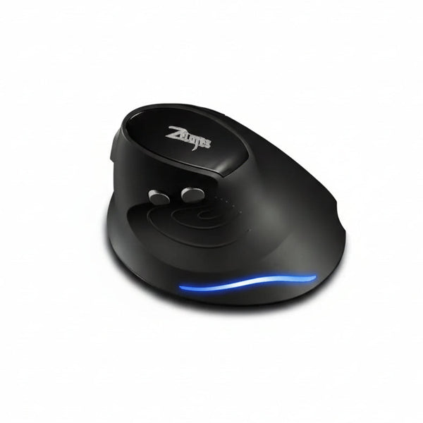 Zelotes F-17 Vertical Ergonomic Wireless Mouse - 2.4G, 3-Speed DPI, Gaming Grade