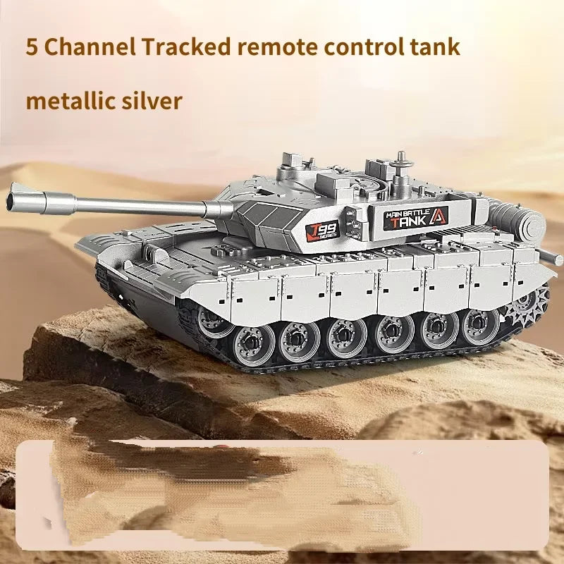 33cm RC Battle Tank - Remote Control War Tank, Crawler Drive, Electric, Lights & Sound, Boys Gift