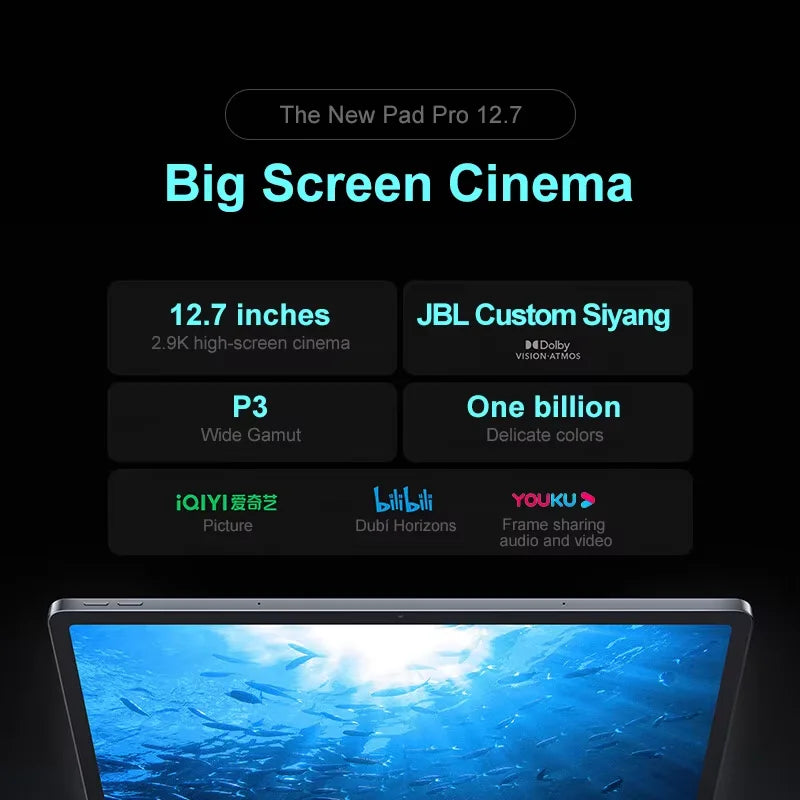 Lenovo Xiaoxin Pad Pro 12.7 2025 Tablet - 2.9K 144Hz Performance Pad