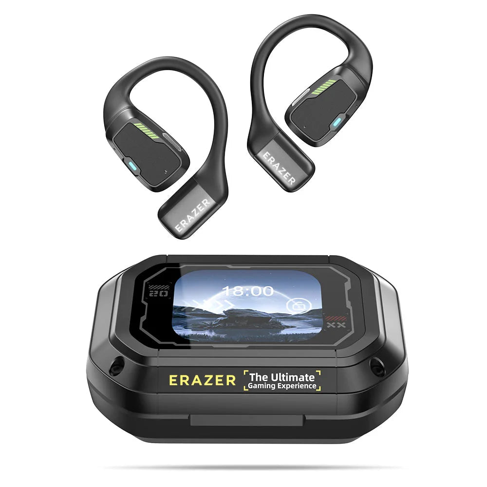 Erazer XP6 AI Wireless Earphones - App EQ, Sleep-Ready Comfort, Travel Audio