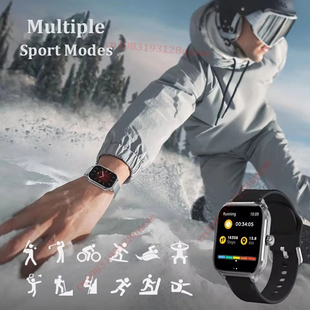 Bluetooth Calling Smartwatch - 2.01" Color Screen Fitness Tracker