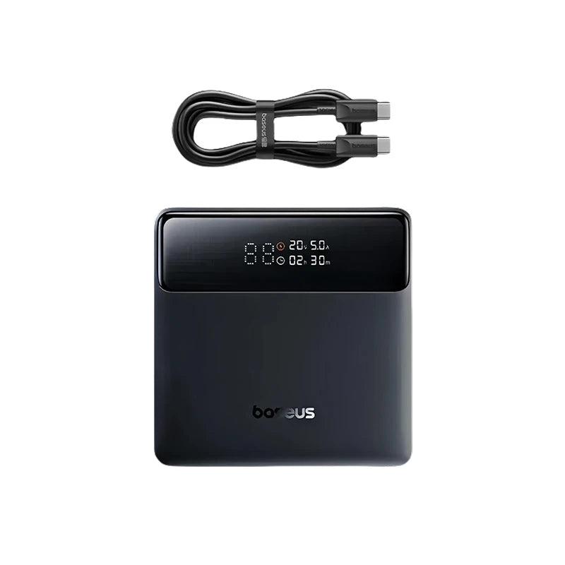 Baseus 100W High-Capacity Power Bank - 20000mAh, PD Fast Charging, For iPhone, MacBook & Samsung